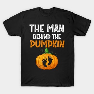 Halloween Pregnancy 2022 For Men Expecting Pumpkin Costume Shirt T-Shirt